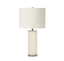 Ripple lampka stołowa E27 12W biała